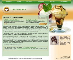 Идеи интернет-бизнеса: Кулинарный сайт